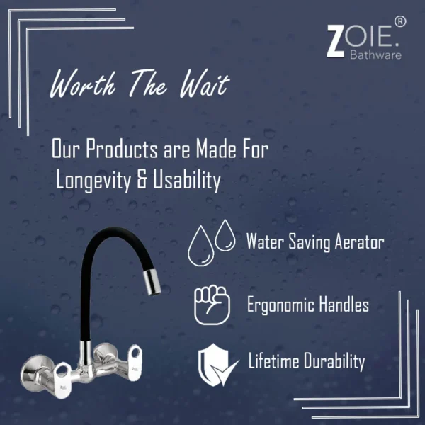 Kitchen Sink Mixer Single Flow By Zoie