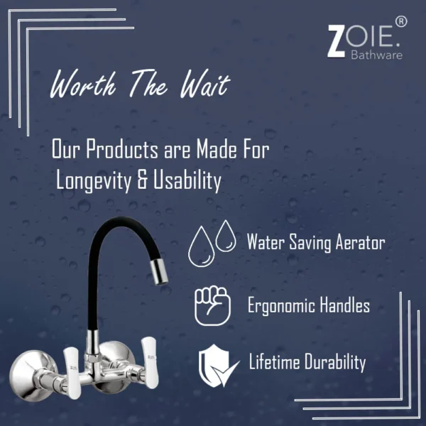 Kitchen Sink Mixer Single Flow By Zoie